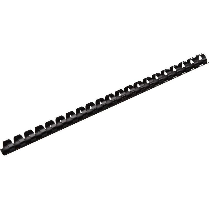 Пружины для переплета пластиковые Promega office 14мм черные 100шт/уп.