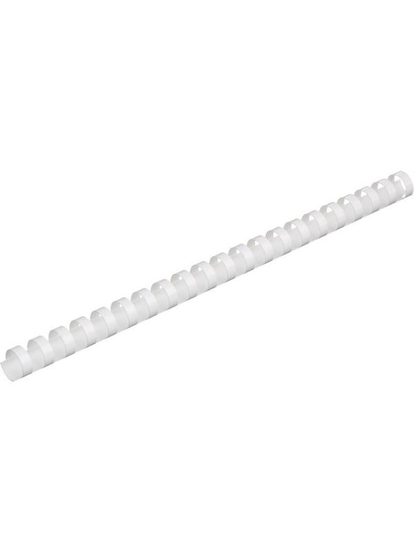 Пружины для переплета пластиковые Promega office 19мм белые 100шт/уп.