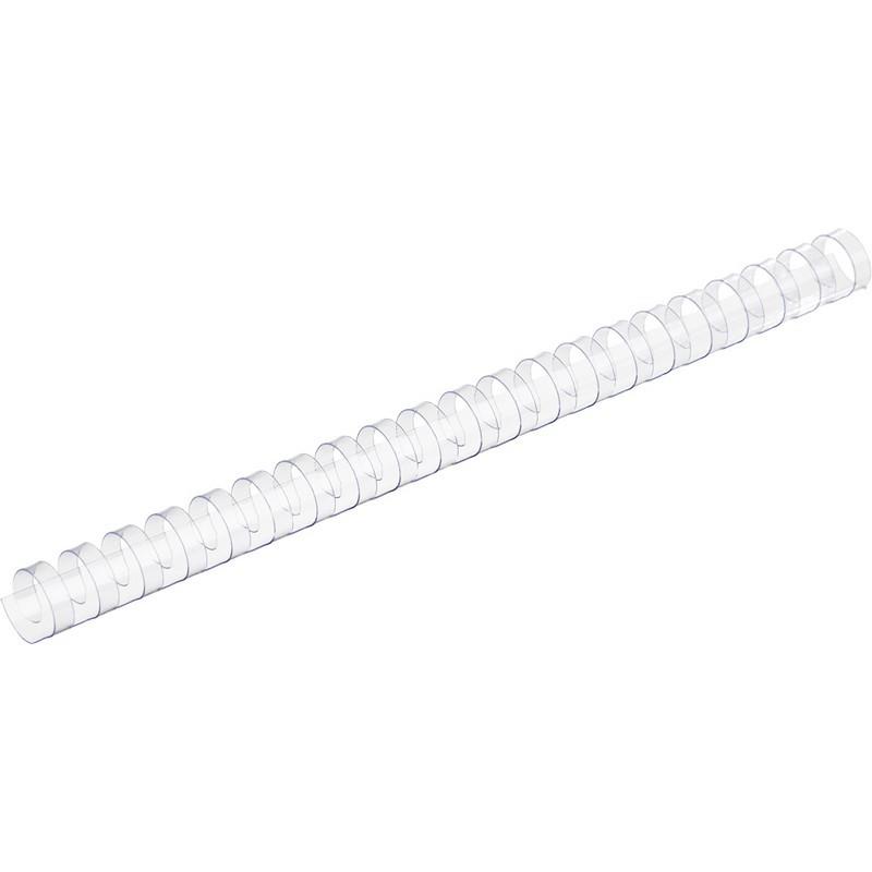 Пружины для переплета пластиковые Promega office 19мм прозр. 100шт/уп.