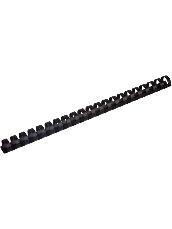 Пружины для переплета пластиковые Promega office 19мм черные 100шт/уп.