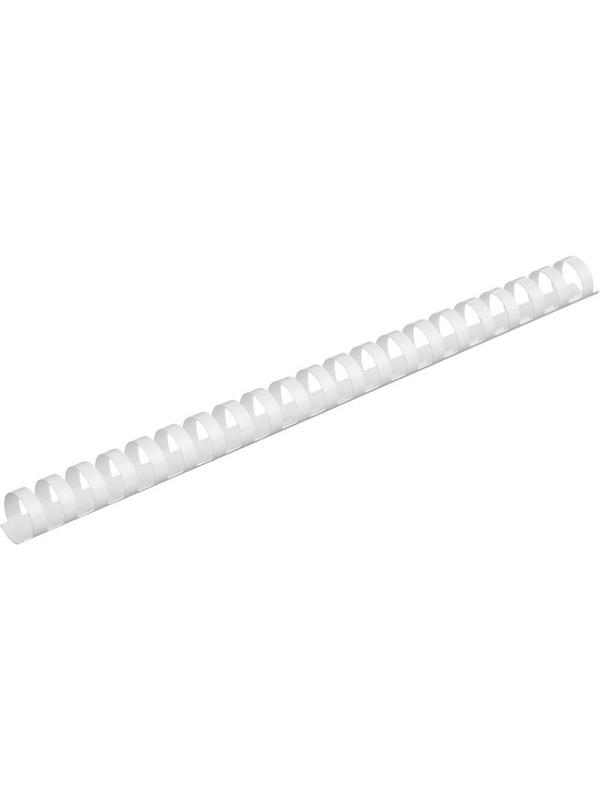 Пружины для переплета пластиковые Promega office 22мм белые 50шт/уп.