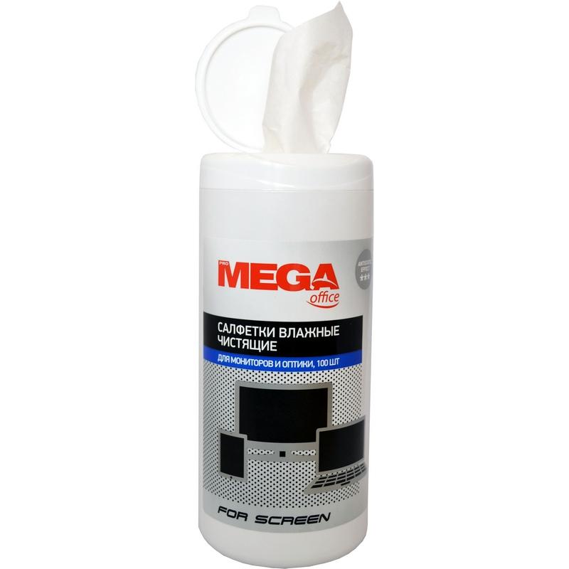 Салфетки Attache Selection For Screen д/экранов, туба, 100 шт, 130х170