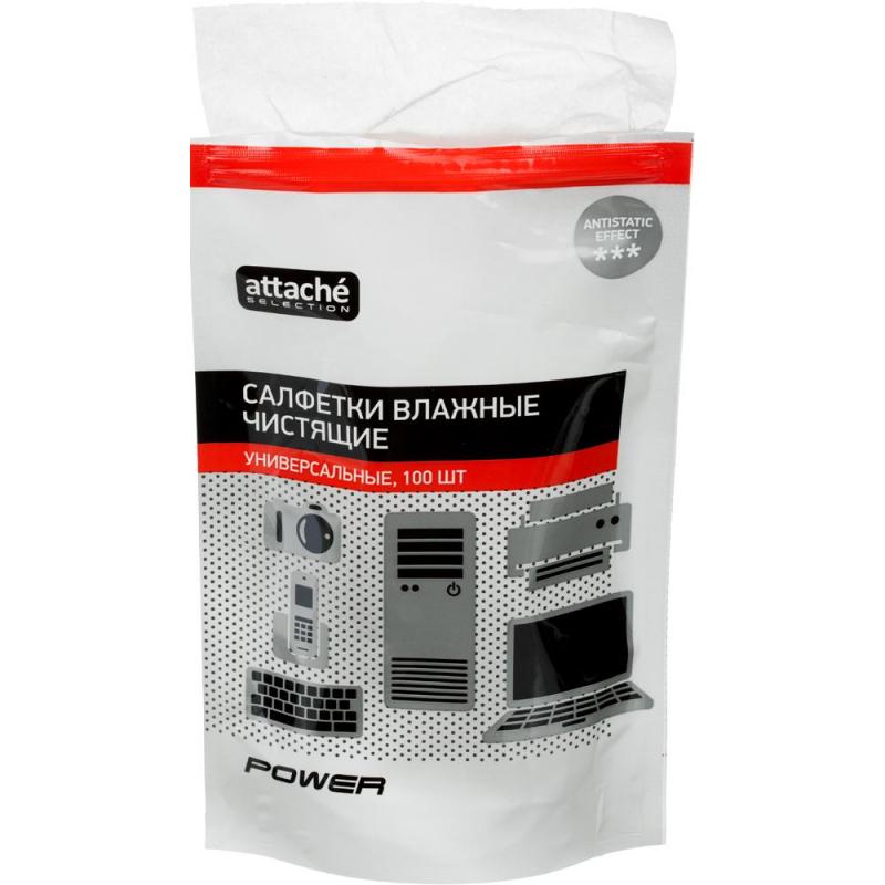 Салфетки Attache Selection Power универс, з/блок, 100 шт, 130х170