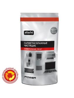 Салфетки Attache Selection Power универс, з/блок, 100 шт, 130х170