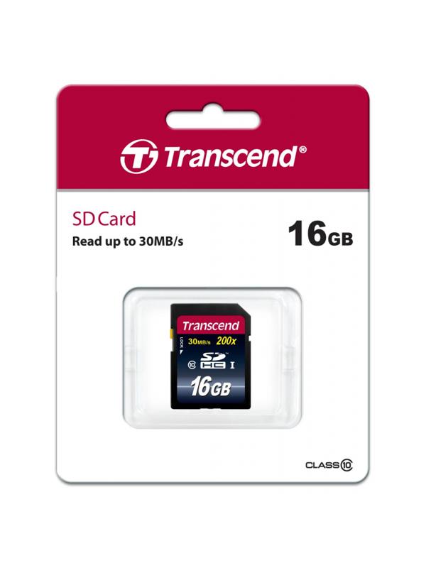 Карта памяти Transcend Premium SDHC 16Gb UHS-I Cl10, TS16GSDHC10