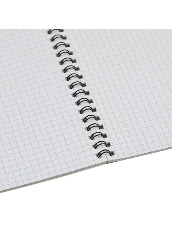 Тетрадь общая Attache,60л,клет,А4,спир,обл.мел.карт