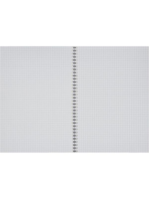 Тетрадь общая Attache,60л,клет,А4,спир,обл.мел.карт