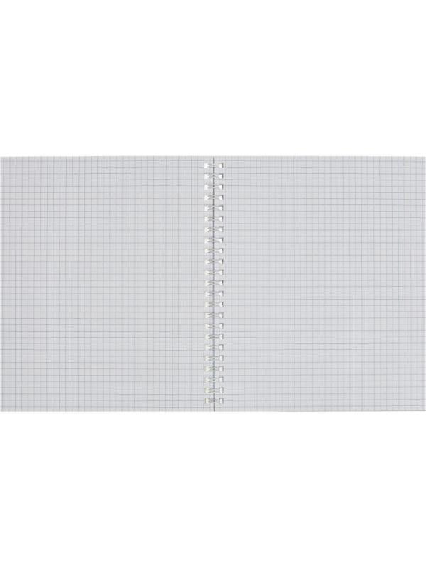 Тетрадь общая Attache,60л,клет,А5,спир,обл.мел.карт