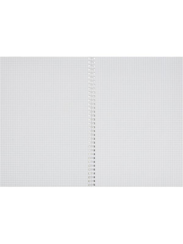 Тетрадь общая Attache,80л,клет,А4,спир,обл.мел.карт