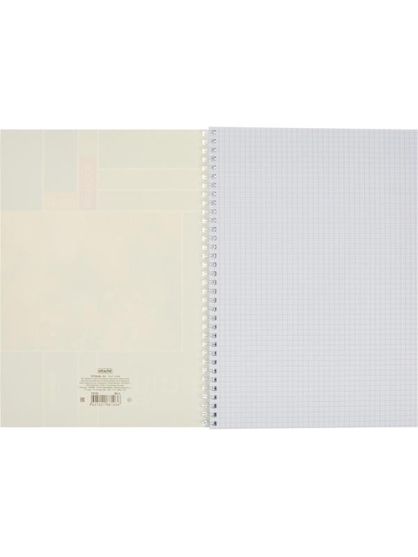 Тетрадь общая Attache,80л,клет,А4,спир,обл.мел.карт