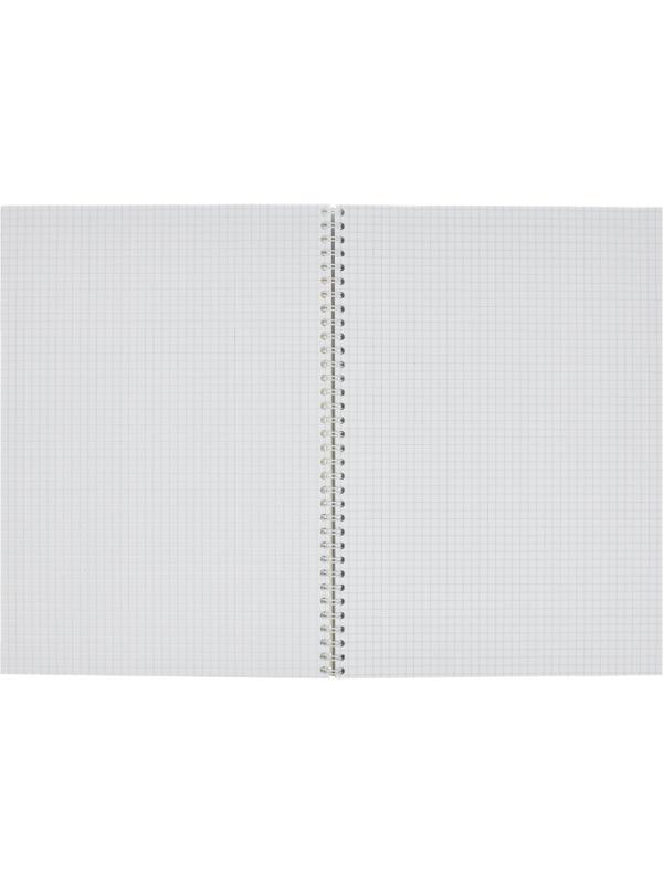 Тетрадь общая Attache,96л,клет,А4,спир,обл.мел.карт