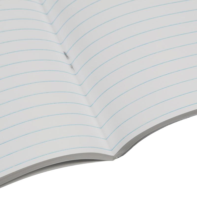 Тетрадь общая Attache 96л,лин,А4,скреп,обл.бумвин,цвет синий