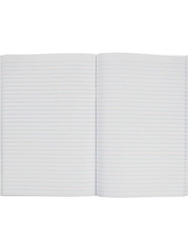 Тетрадь общая Attache 96л,лин,А4,скреп,обл.бумвин,цвет синий