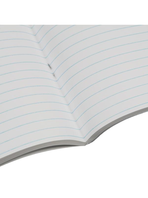 Тетрадь общая Attache 96л,лин,А4,скреп,обл.бумвин,цвет синий