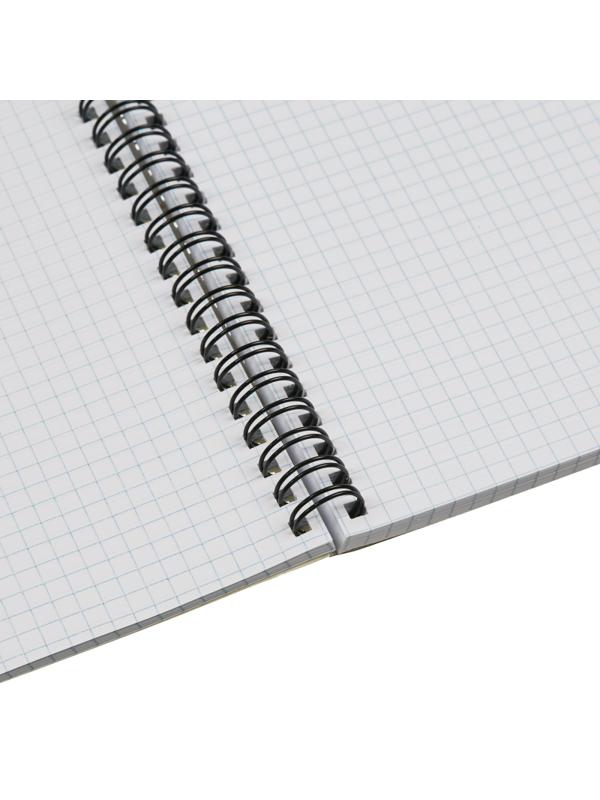 Тетрадь общая Attache,120л,клет,А4,спир,обл.мел.карт