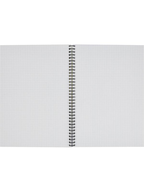 Тетрадь общая Attache,120л,клет,А4,спир,обл.мел.карт