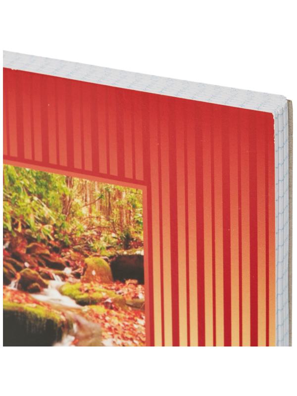 Тетрадь общая Attache,120л,клет,А5,спир,обл.лак.карт