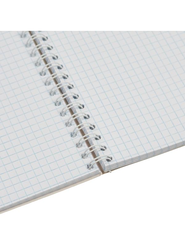 Тетрадь общая Attache,120л,клет,А5,спир,обл.лак.карт