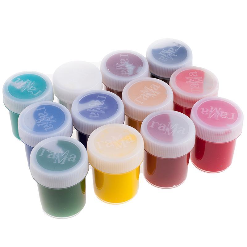 Гуашь 12цв., художественная 40мл ГАММА Россия