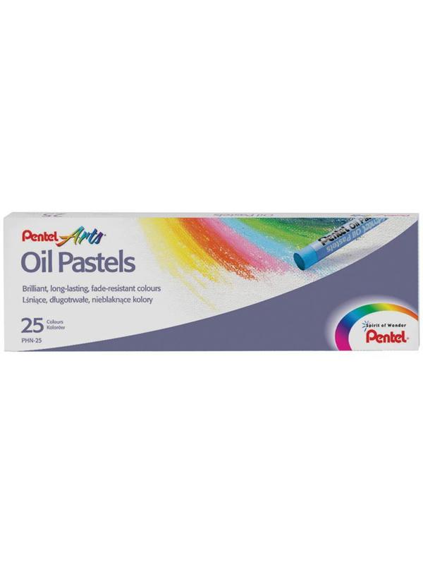 Пастель масляная Pentel 25цв PHN-25U