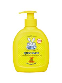 Крем-мыло детское УШАСТЫЙ НЯНЬ с алоэ 300мл