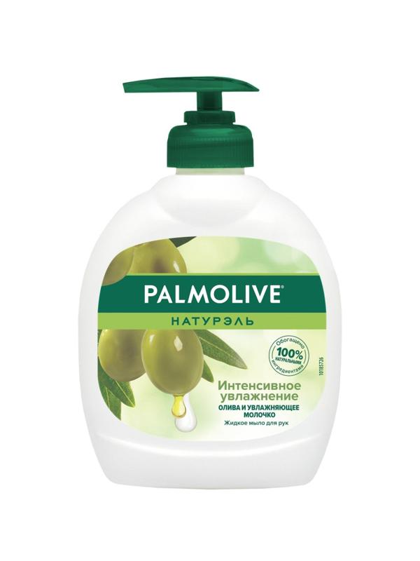 Мыло жидкое PALMOLIVE 300мл Олива+увлажняющее молочко с дозатором