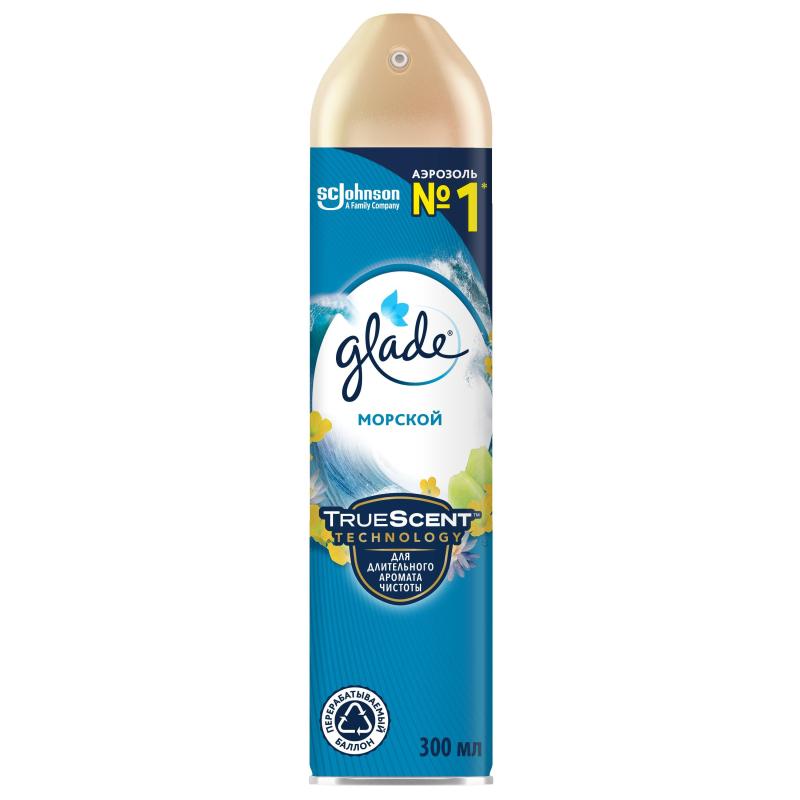 Освежитель воздуха GLADE Морской 300мл