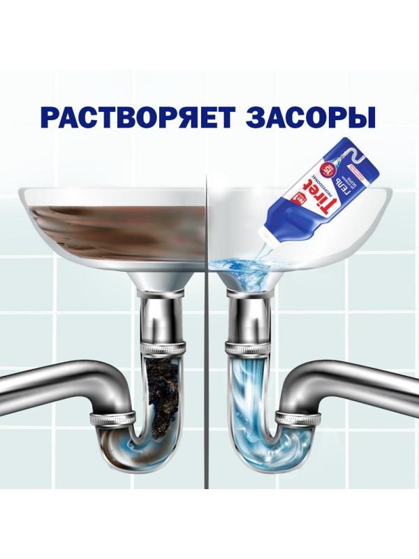Средство для прочистки труб TIRET гель 1л