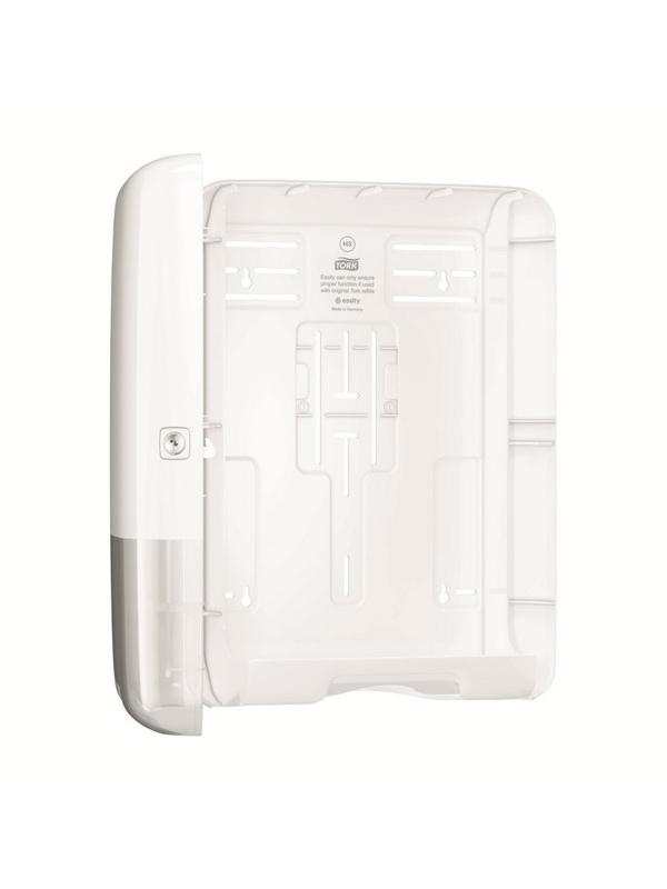 Диспенсер для полотенец лист.Tork Singlefold H3 ZZ/C 553000 белый