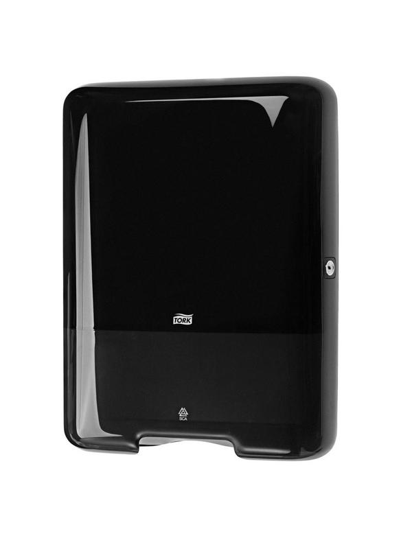 Диспенсер для полотенец лист.Tork Singlefold Н3 ZZ/С 553008 черный