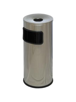 Урна-пепельница 30л нерж.сталь, хром Титан N54