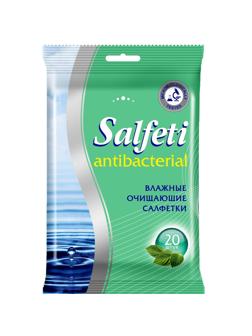 Салфетки влажные Salfeti д/рук антибактериальные 20шт./уп.