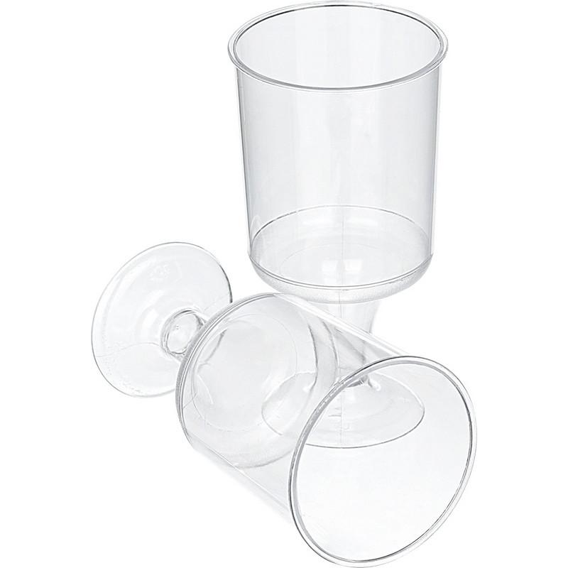 Рюмка одноразовая 50мл, КРИСТАЛЛ прозр., КОМУС ПС 10шт/уп