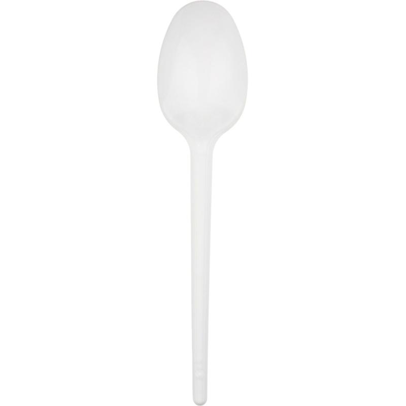 Ложка одноразовая столовая  Комус, бел, ПС 100шт./уп