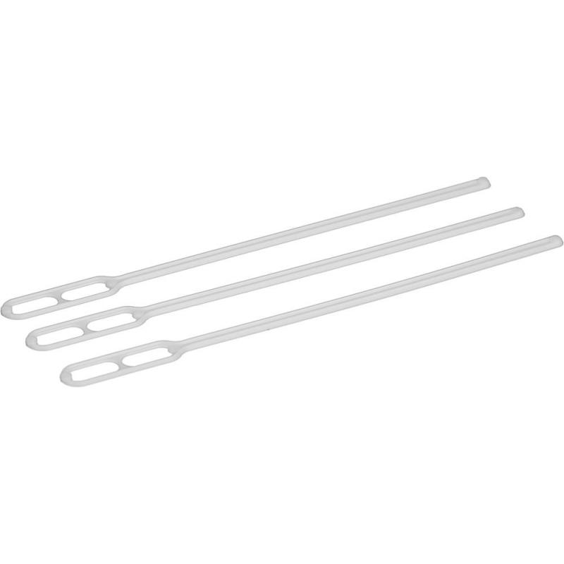 Размешиватель одноразовый 120мм, белый/прозрачный КОМУС ПС 500шт/уп