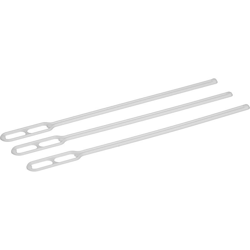 Размешиватель одноразовый 120мм, белый/прозрачный КОМУС ПС 500шт/уп