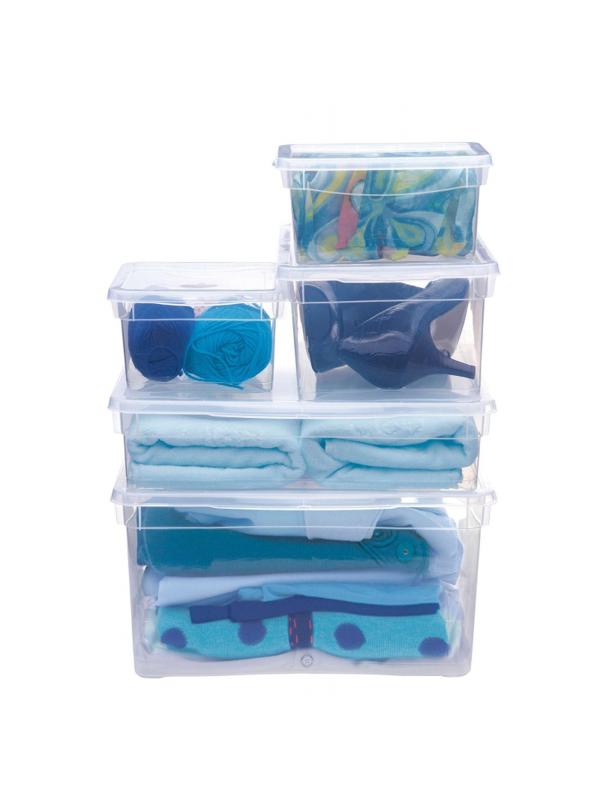 Контейнер универсальный 18л, 400x335x170 с крышкой