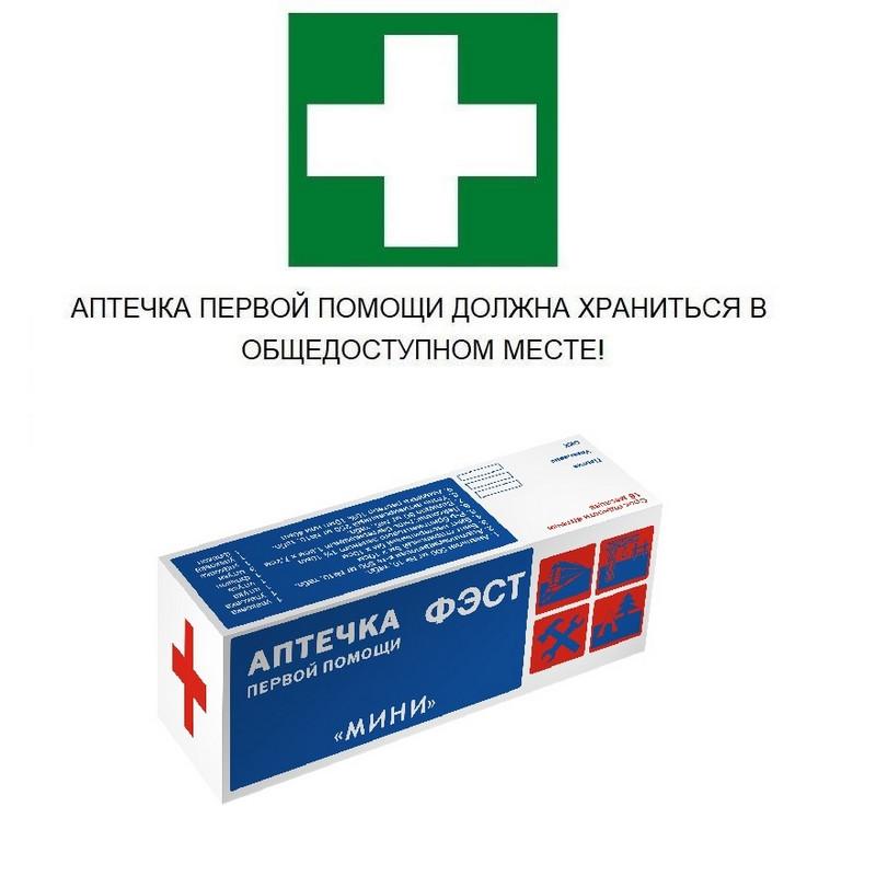 Аптечка индивидуальная ФЭСТ МИНИ (пластик) арт 1077