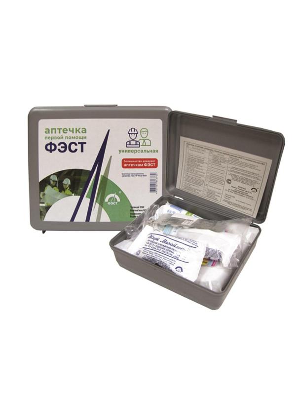 Аптечка первой помощи универсальная офисная ФЭСТ (бокс пластиковый)