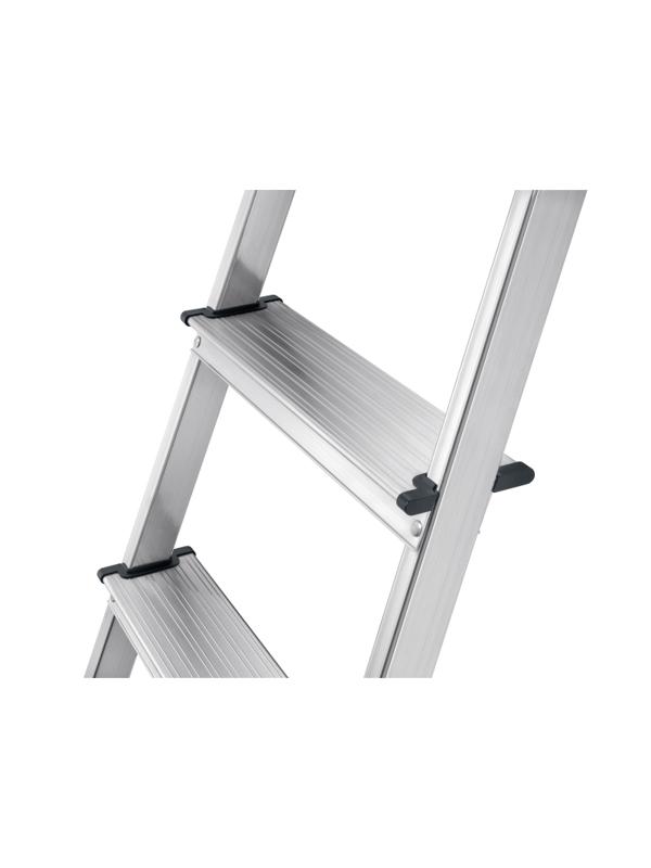Стремянка HAILO L60 5 ступенек Н=280см с лотком, алюм (8160-507)