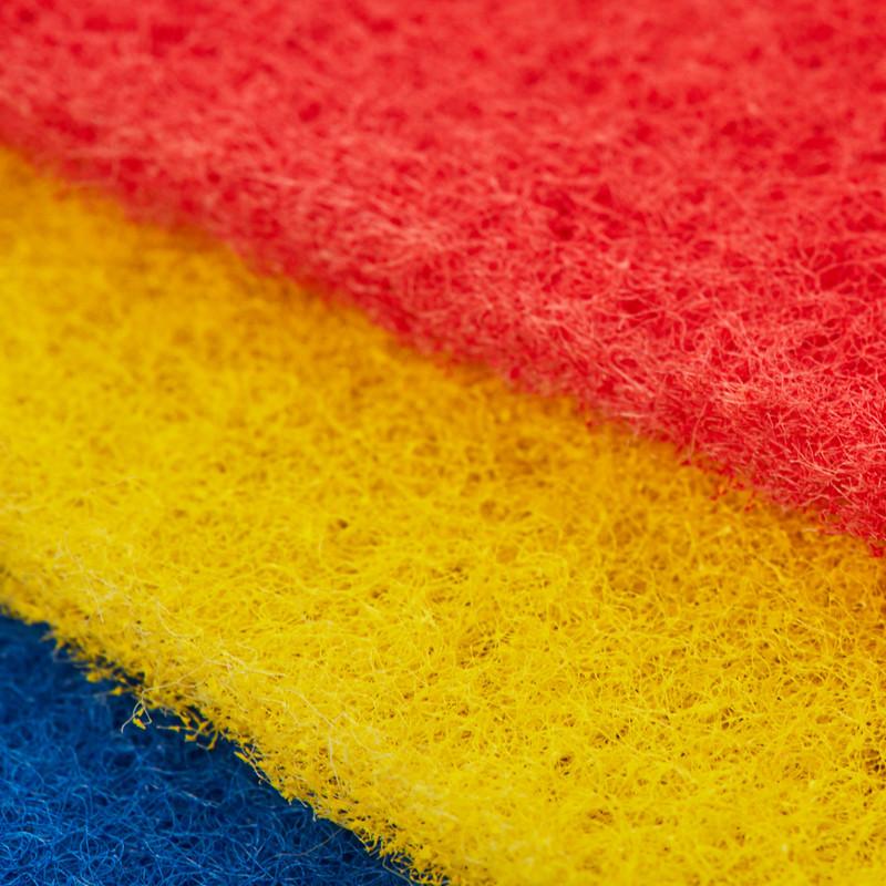 Губки абразивная набор разной жесткости 3 штуки д/ сильных загрязнений Pacl