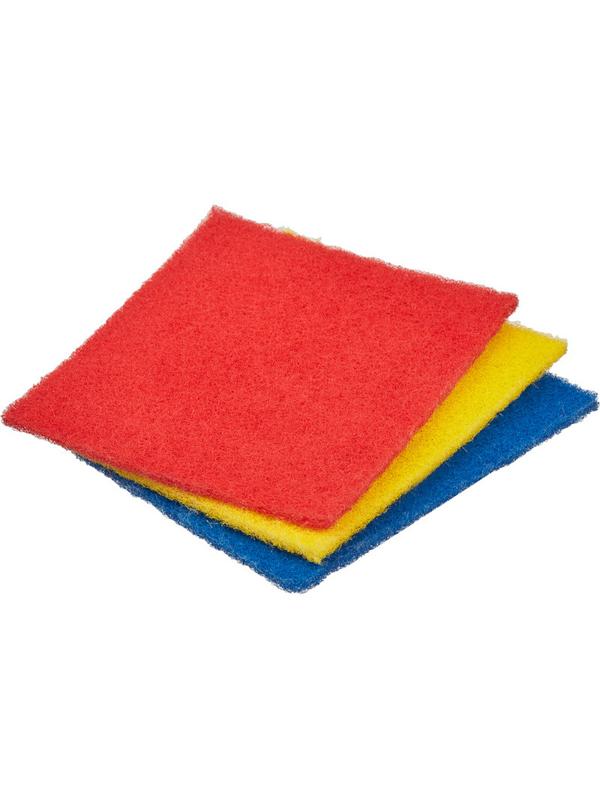 Губки абразивная набор разной жесткости 3 штуки д/ сильных загрязнений Pacl