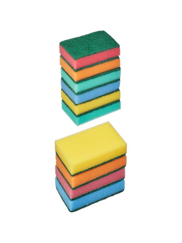 Губки для мытья посуды 5х8см 10шт./уп. PACLAN