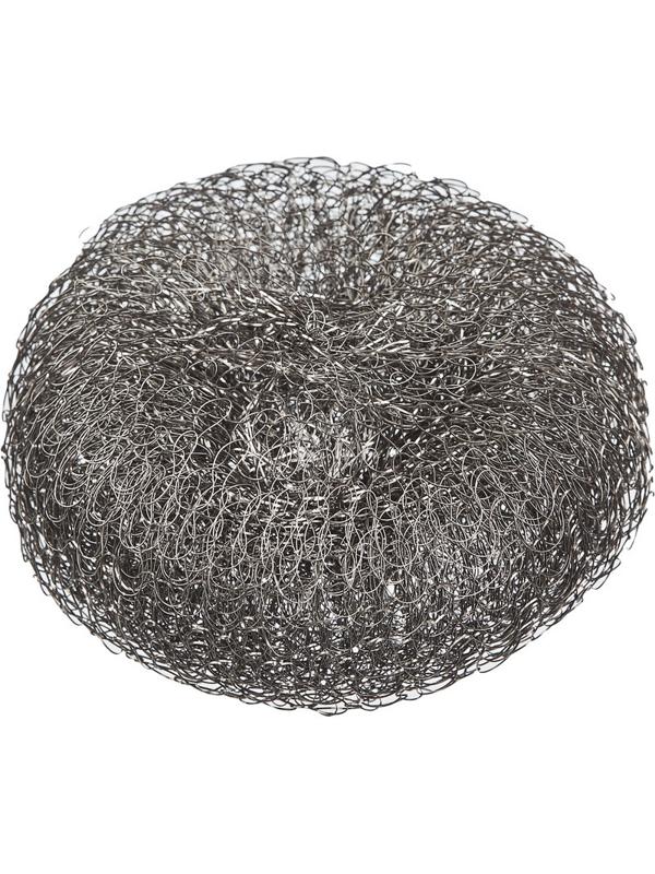 Губка мочалка металлическая большая D=9,5см.,вес=34,8гр. PACLAN