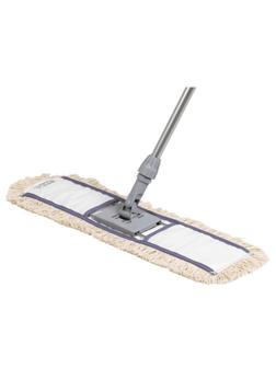 Швабра флаундер д/пола ДастМоп сталь 60х9см c насадкой Vileda 143555