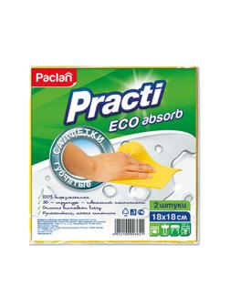 Салфетки хозяйственные губчатые 18х18см 2шт./уп. PACLAN