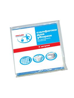 Салфетки хозяйственные универс. неткан.полотно 30х38см 3шт./уп. PACLAN