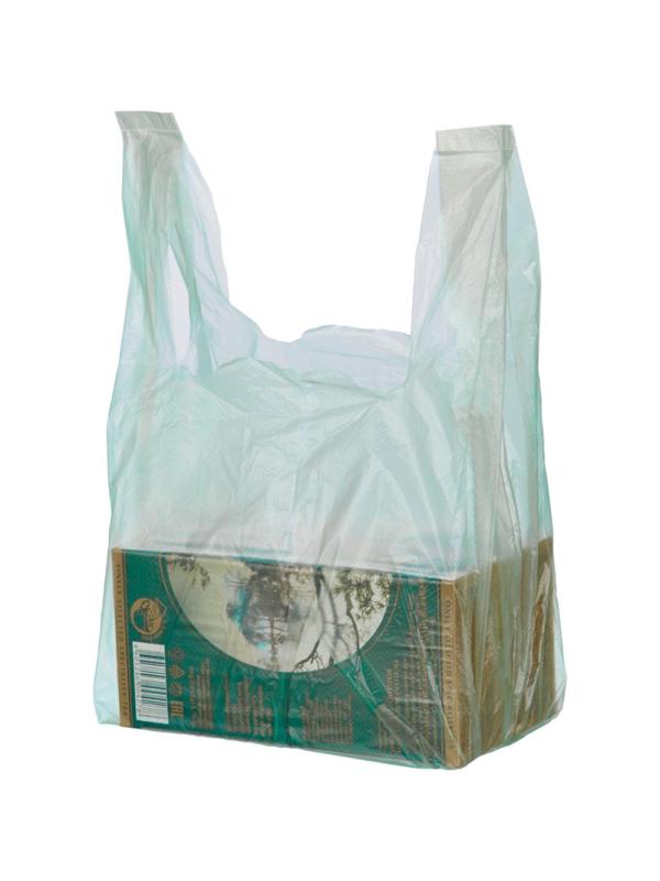 Пакет-майка ПНД 16+12х30 10мкм 100шт./уп.цветной/пол