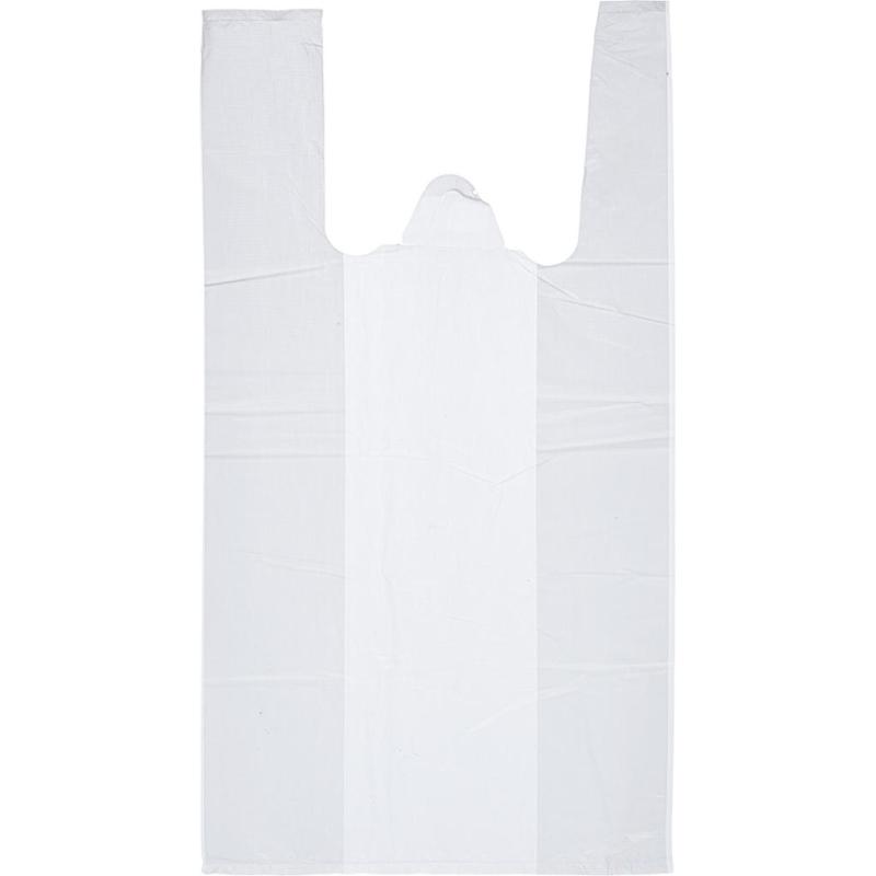 Пакет-майка ПНД 25+12х45 12мкм 100шт./уп. белая