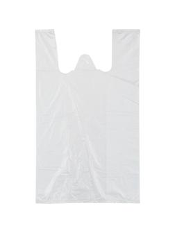 Пакет-майка ПНД 25+12х45 12мкм 100шт./уп. белая